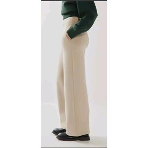 Leze‎ the Label Taylor Pant Sand Wide Leg with pockets Size 2X EUC